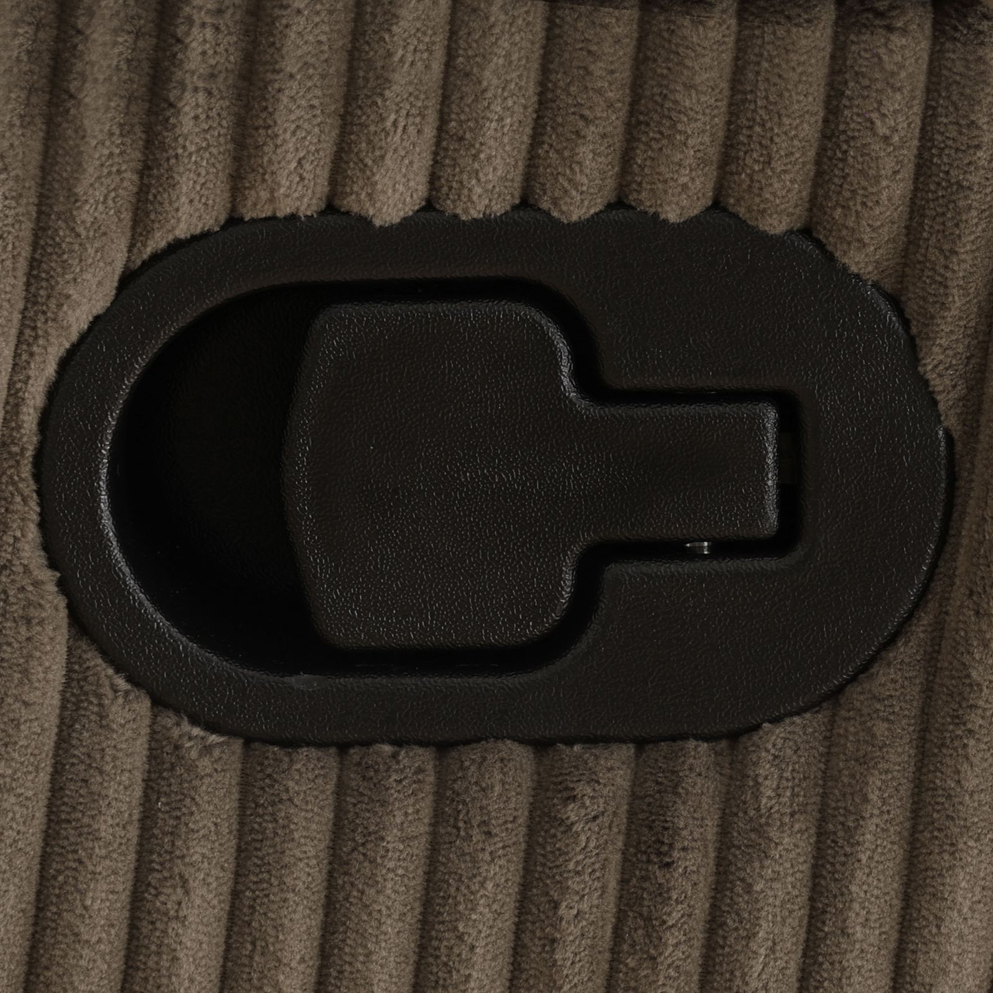 Brown Stripe Fabric Living Room 3-Piece Recliner Intelligent Sofa Set