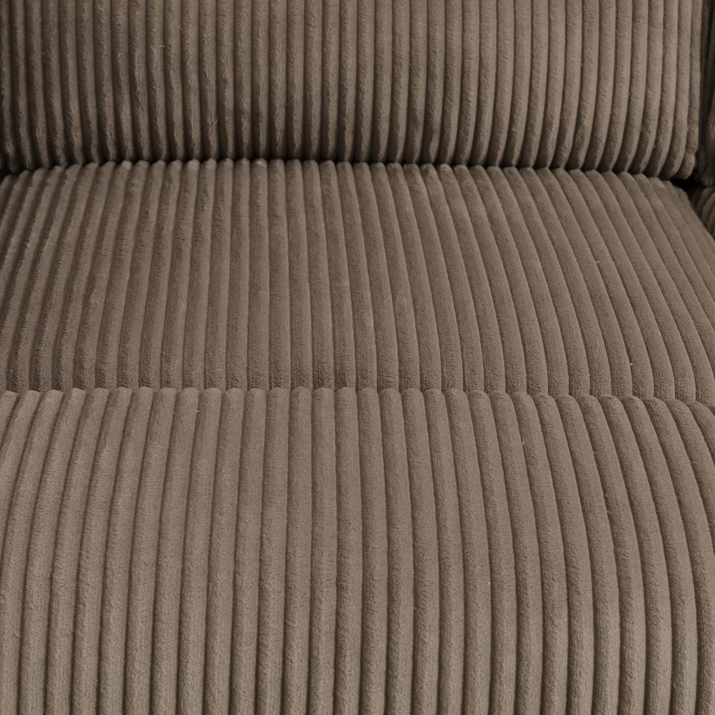 Brown Stripe Fabric Living Room 3-Piece Recliner Intelligent Sofa Set